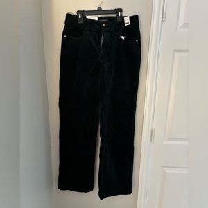 New with tags Judy Blue High Waist Black Corduroy Trouser Denim